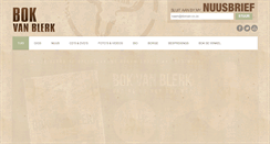 Desktop Screenshot of bokvanblerk.co.za